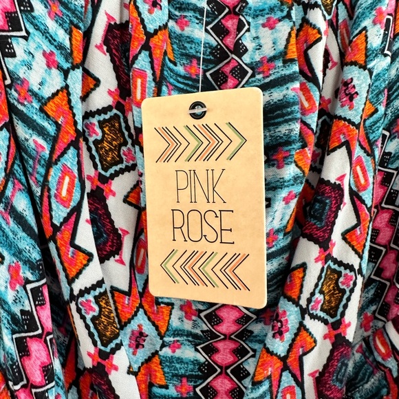 Pink Rose Strapless Jumpsuit - Picture 3 of 6